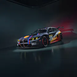 Зимний BMW
