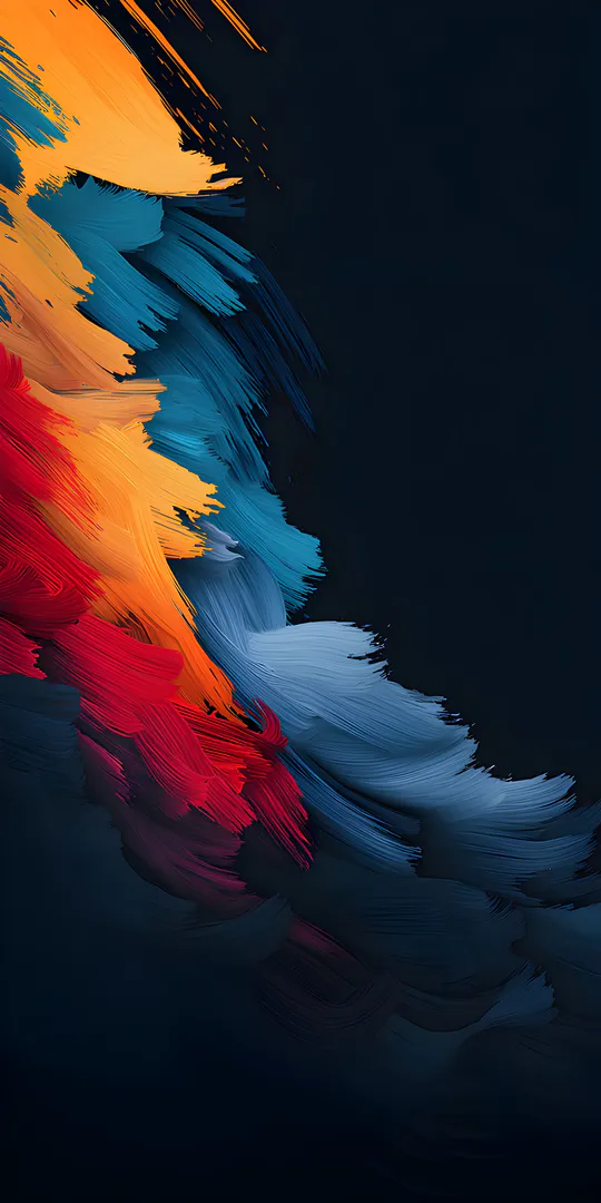 Phone wallpaper: Color strokes