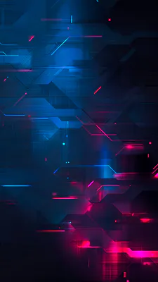 Neon, Cyberpunk, Techno, Geometric Design, Blue Shades, Pink Accents, Lighting Effects, Digital Graphics