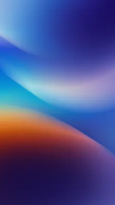 Gradient, Blue Shades, Orange Accents, Smooth Shapes, Abstract Waves, Soft Focus, Minimalist Design, Color Transitions
