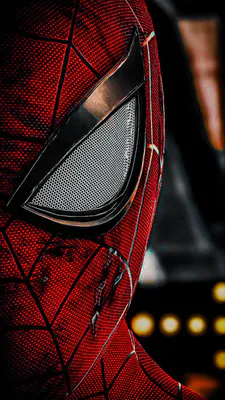Человек-паук, Spider-Man, Супергерой, Красный костюм, Маска, Паутина, Marvel