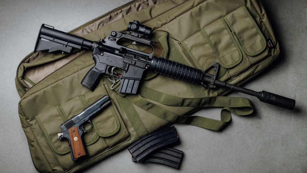 Desktop wallpaper: Tactical weapon set
