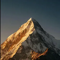 Лунные горы ночью