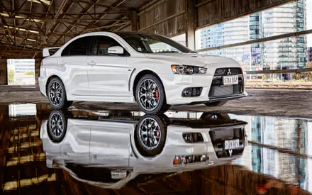 Mitsubishi Lancer, Lancer Evolution, Суперкар, Спорткар, Автомобиль, Вид спереди, Скорость, Эстетика