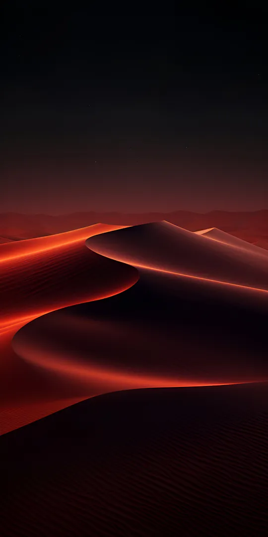 Обои на телефон: Неоновая жара пустыни