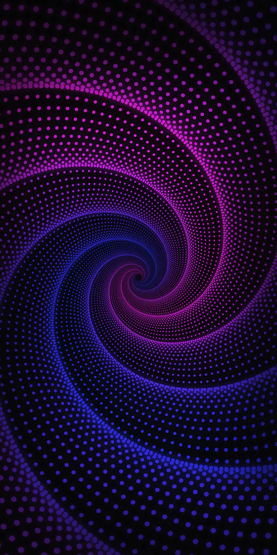 Обои на телефон: Неоновая спираль