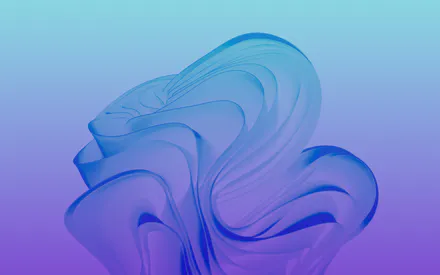 Windows 11, Абстракція, Градієнт, Цифрове мистецтво, Фон, Шпалери, Хвилі, Плавні лінії