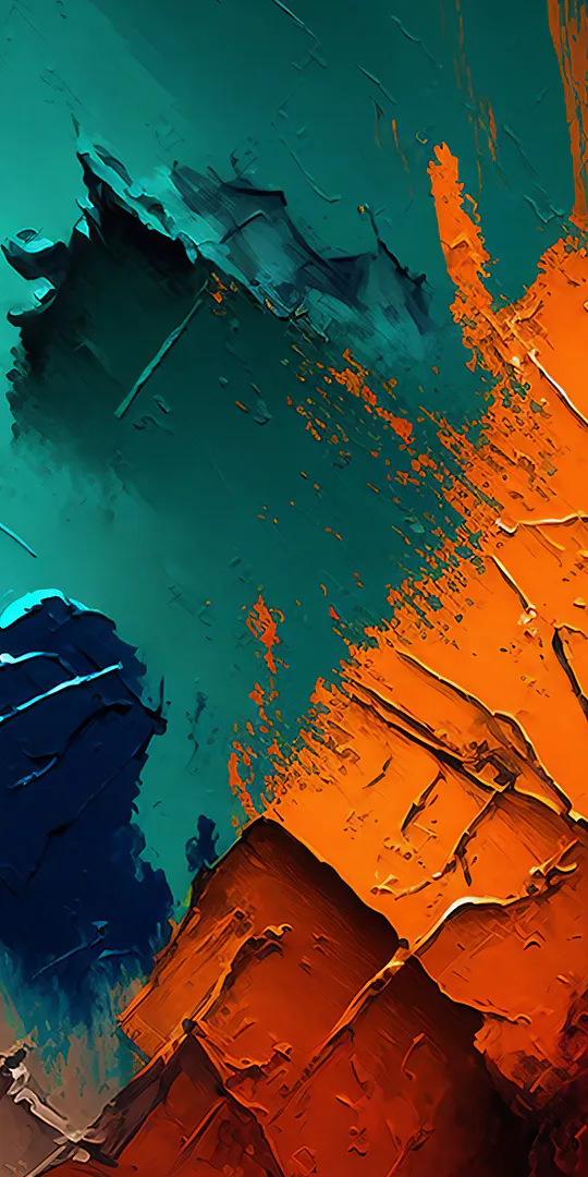 Обои на телефон: Цветные краски