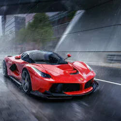 Красный авто