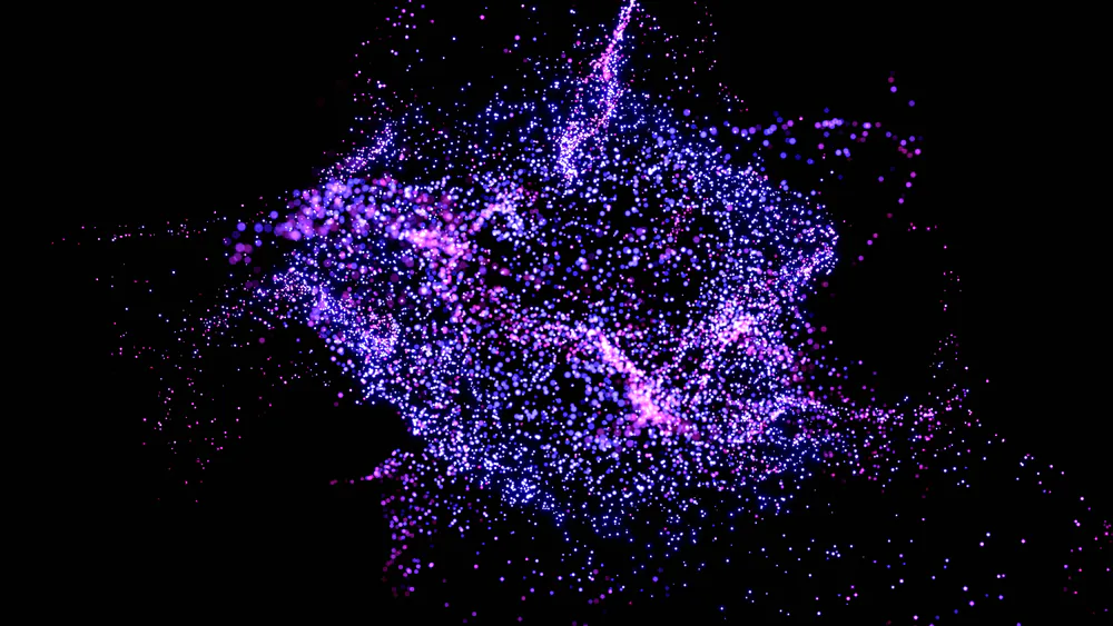 Wallpaper Particles 3440x1440