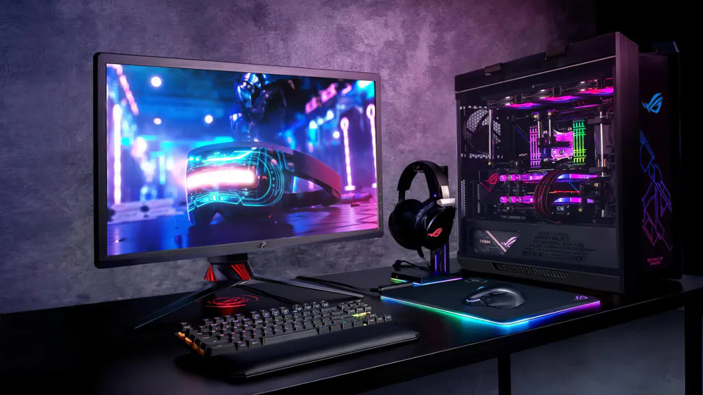 Обои на рабочий стол: Игровая настройка ASUS ROG