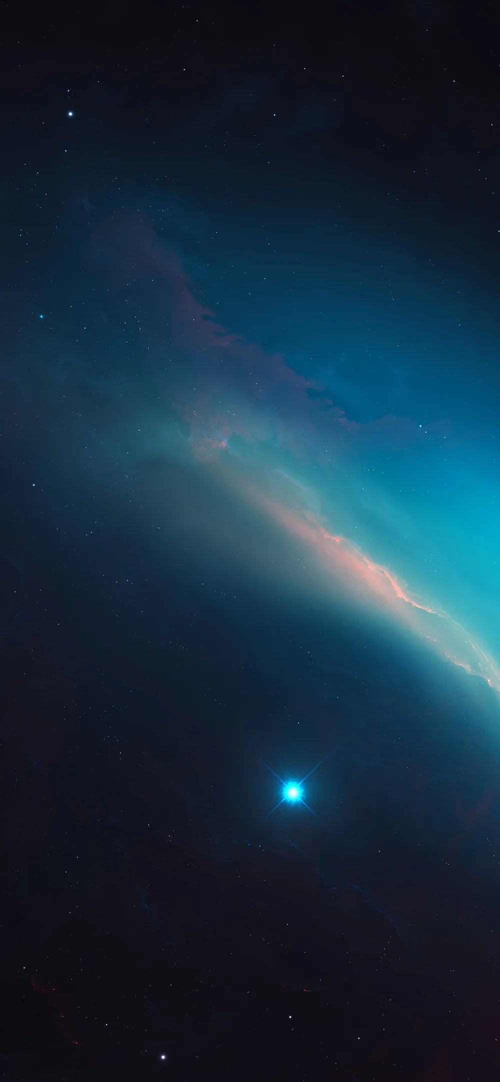 Wallpaper Star in space 1080x2400