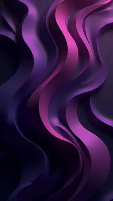 Фіолетовий, Графіка, Хвилі, Мінімалізм, Градієнт