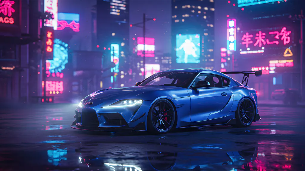 Обои на рабочий стол: Toyota Supra