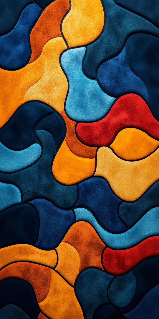 Обои на телефон: Цветная мозаика