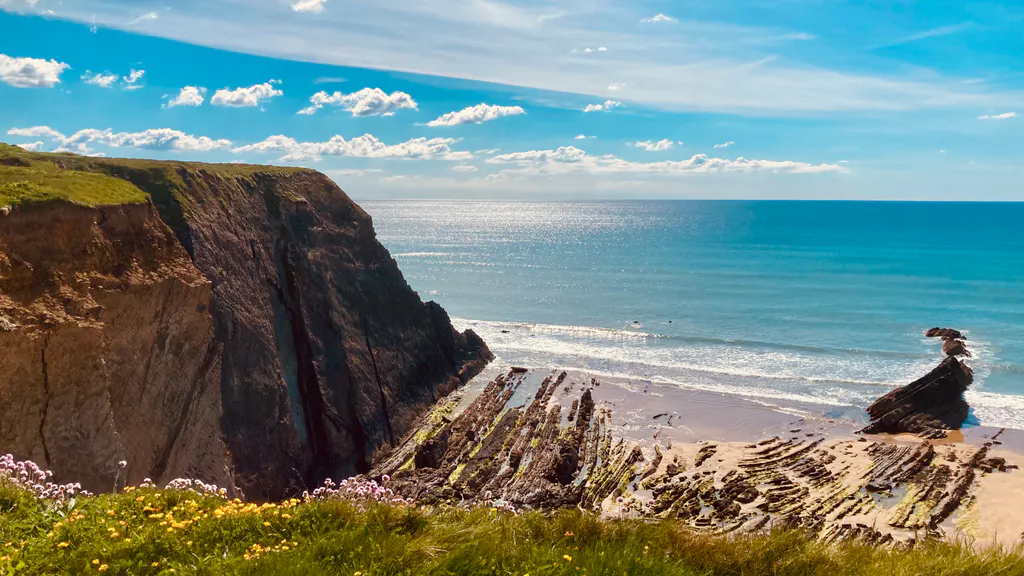 Обои на рабочий стол: Вид на море