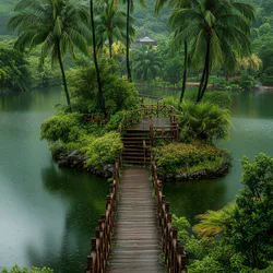 Mountain and its reflection