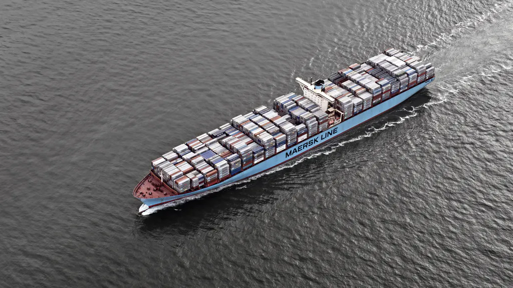 Desktop wallpaper: Container ship