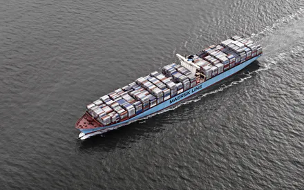 Sea, Ocean, From Above, Container, Ship, Cargo, Container Ship