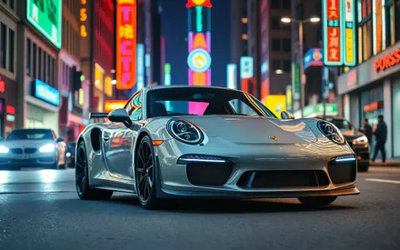 Porsche, Porsche 911, City, Sportcar