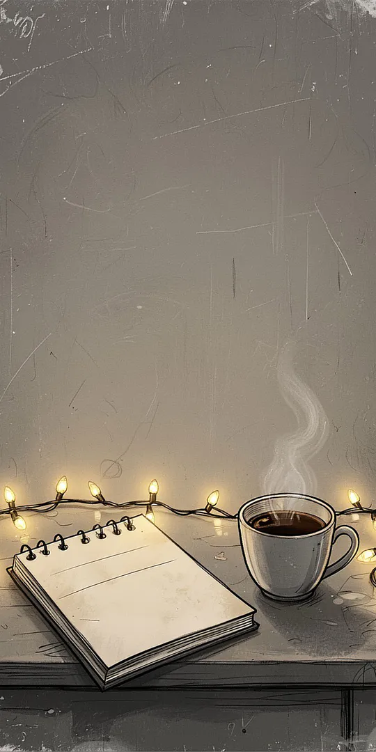Обои на телефон: Записки к кофе