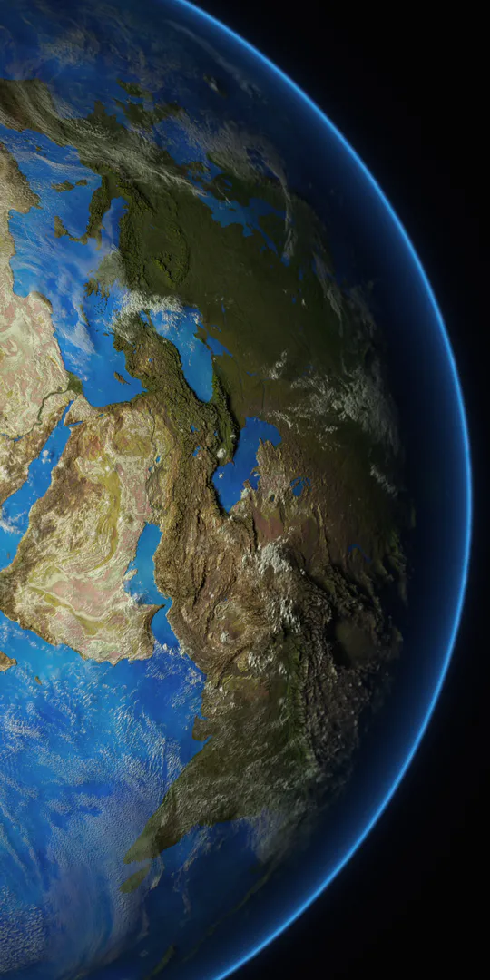 Обои на телефон: Космическое утро