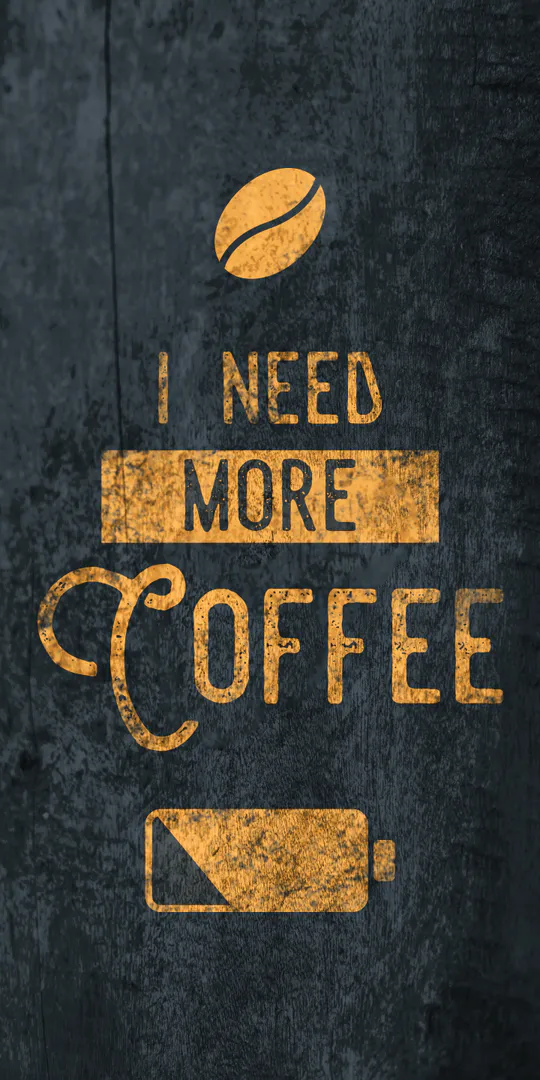 Обои на телефон: Требуется больше кофе