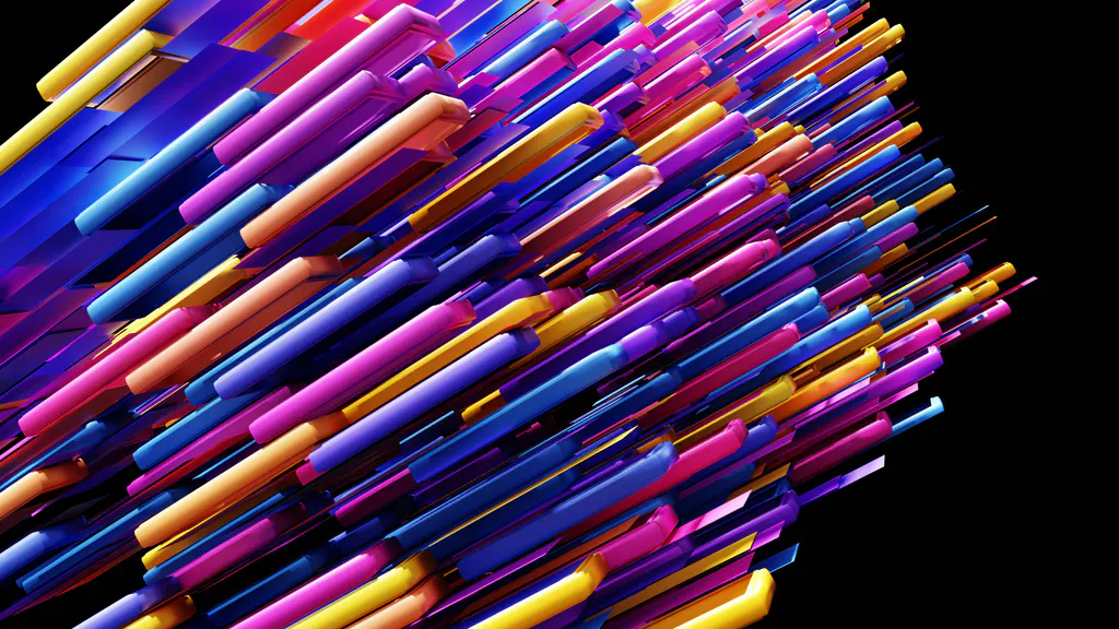 Обои на рабочий стол: Неоновая абстракция