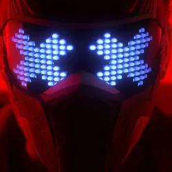 Beautiful Wind Turbines at Night