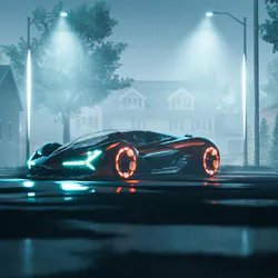 Киберрейсер на трассе