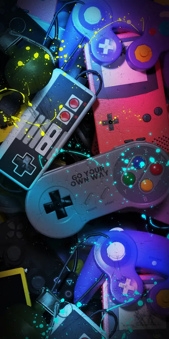 Шпалери на телефон: Ретро геймпади