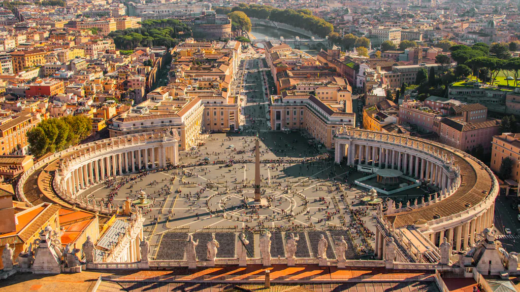 Обои на рабочий стол: Площадь Святого Петра
