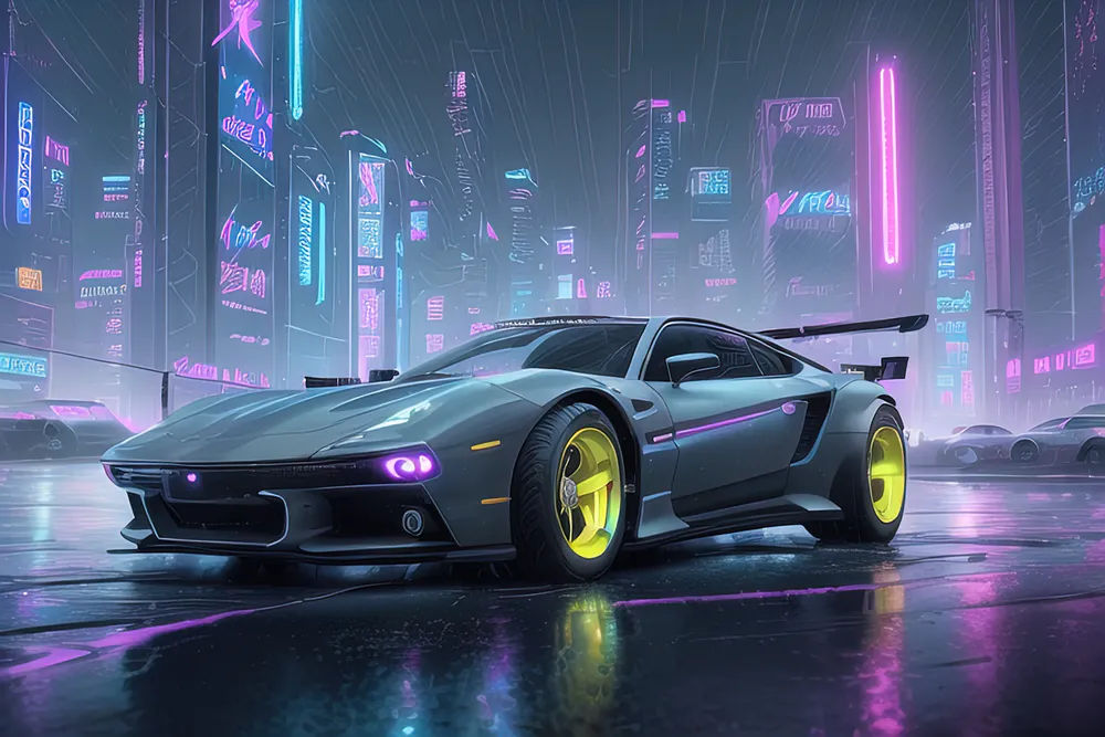 Wallpaper Neo Tokyo Drift 2560x1080