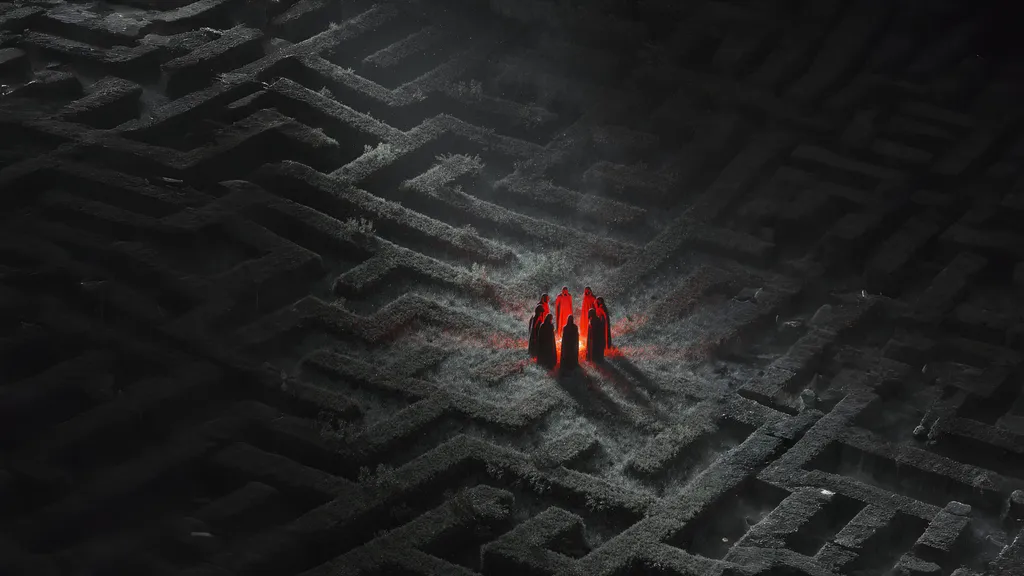 Шпалери для робочого столу: Темний лабіринт