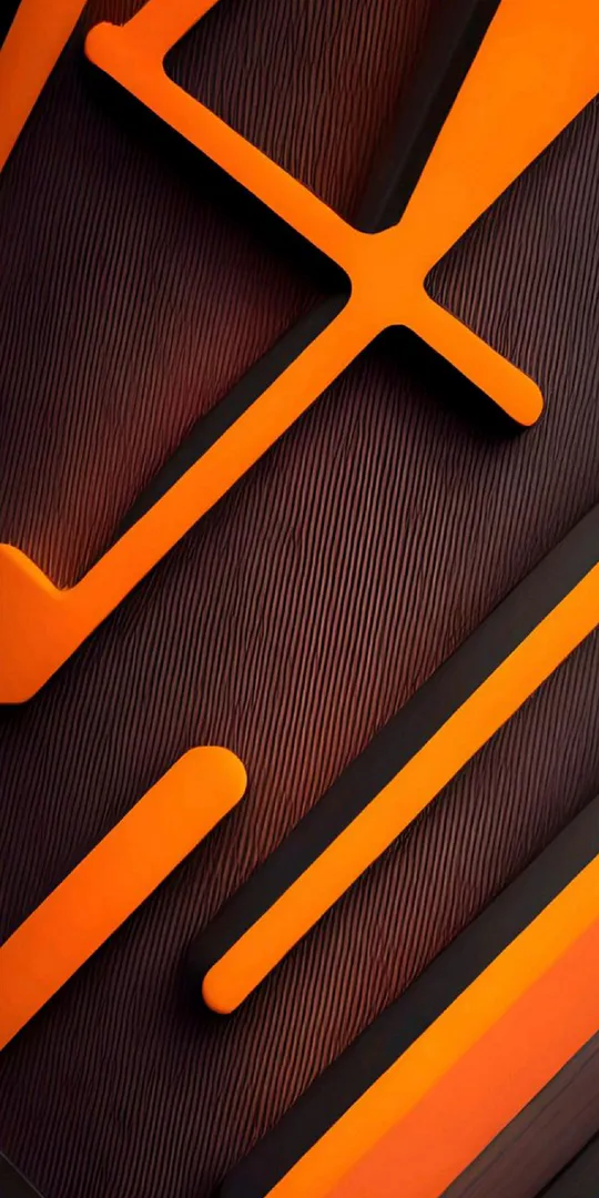 Phone wallpaper: Orange lines