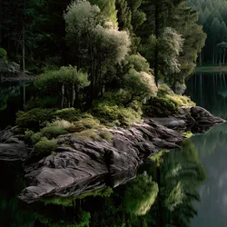 Озеро у лісі