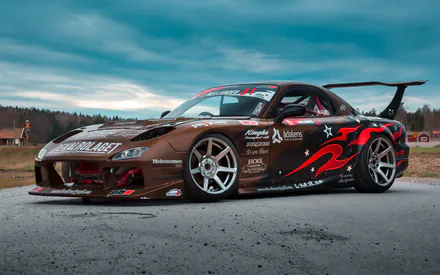 Mazda, Road, Drift, Tuning, Mazda RX-7, Livery
