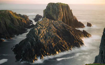 Rock, Bay, Sea