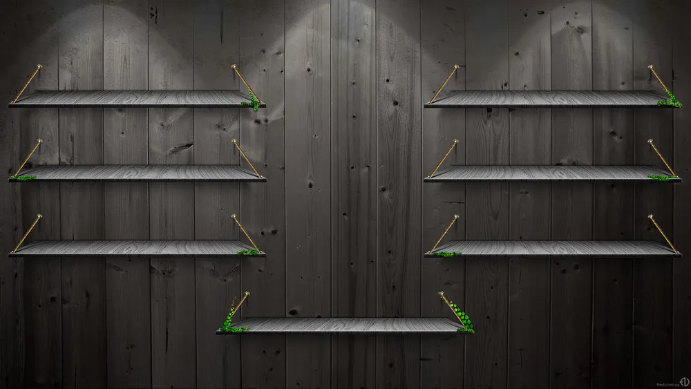 Обои Полки для ярлыков 480x800