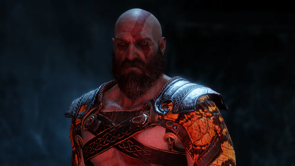 Wallpaper Kratos 1366x768