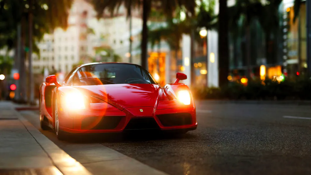 Wallpaper Ferrari Enzo 3440x1440