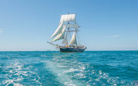 Sailboat Solway Lass, Sails, Sea, Water, Sky, Waves