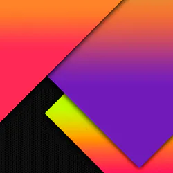 Темная абстракция с оранжевым свечением