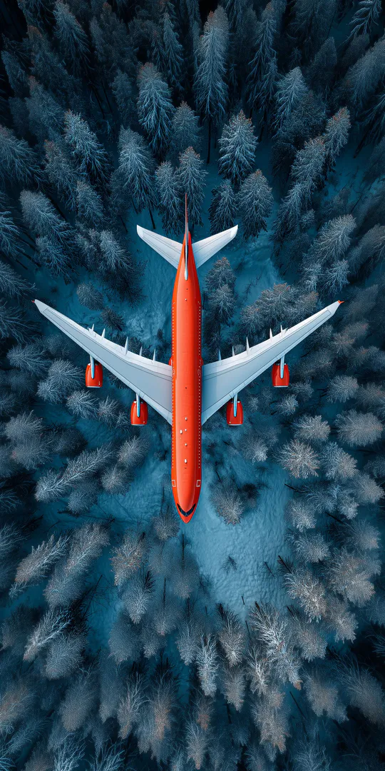 Обои на телефон: Красный Полет