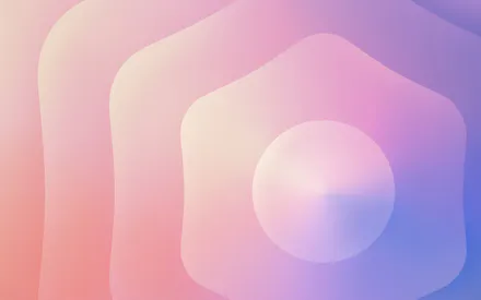 Абстракция, Градиент, Пастельные цвета, Мягкие формы, Минимализм, Покой, Современный дизайн
