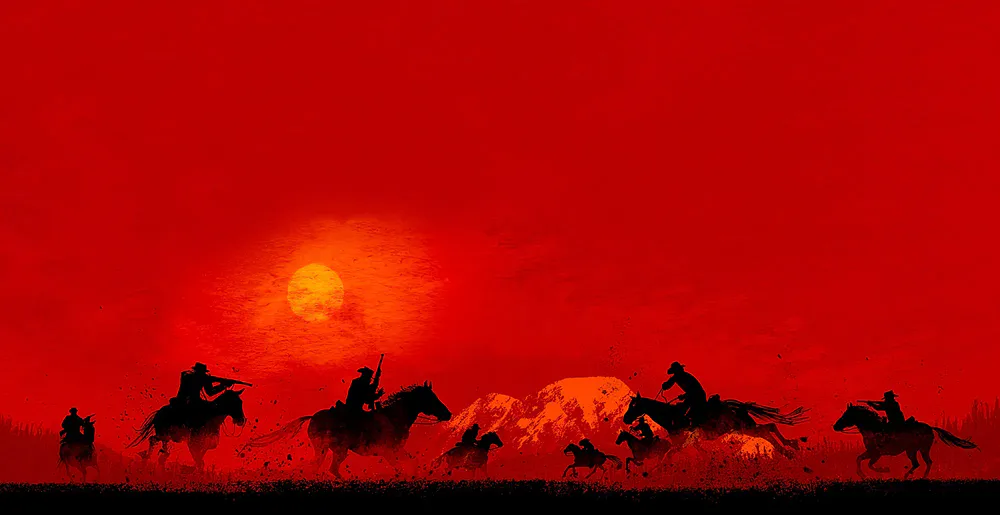 Wallpaper Red Dead Redemption 2 1366x768