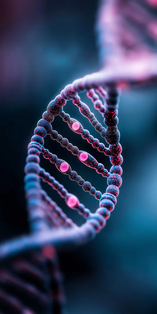 Phone wallpaper: Neon DNA