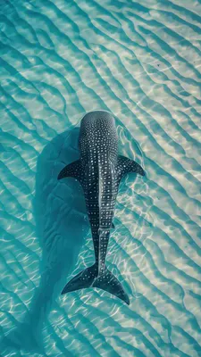 Океан, Блакитна вода, Піщане дно, Міркання, Тінь під водою, Рябкі візерунки, Морська фауна