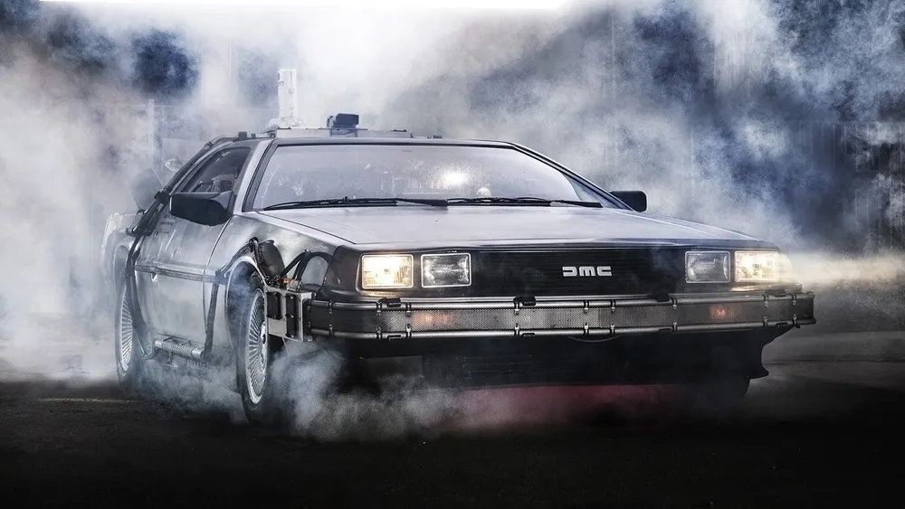 Wallpaper Back to the Future DeLorean 2 1920x1080