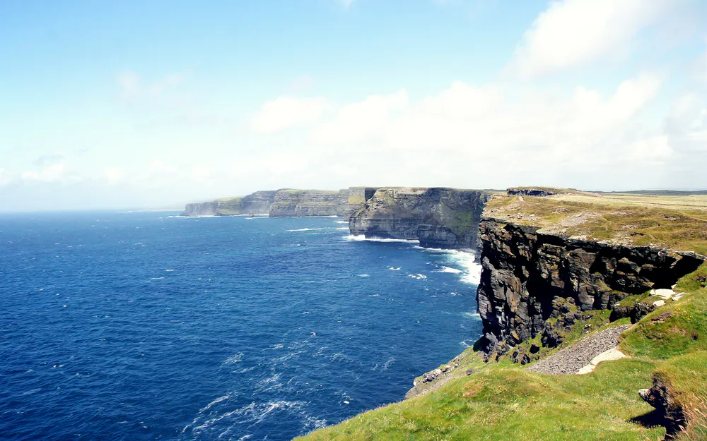 Wallpaper Cliffs of Moher 2560x1080